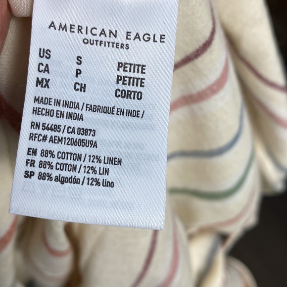 Cotton Linen Striped Sleeveless V Neck Wide Leg Jumpsuit - Picture 11 of 11